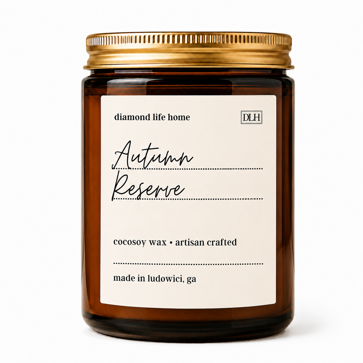 Autumn Reserve 10 oz Soy Blend Candle | Cranberry, Spice & Ginger