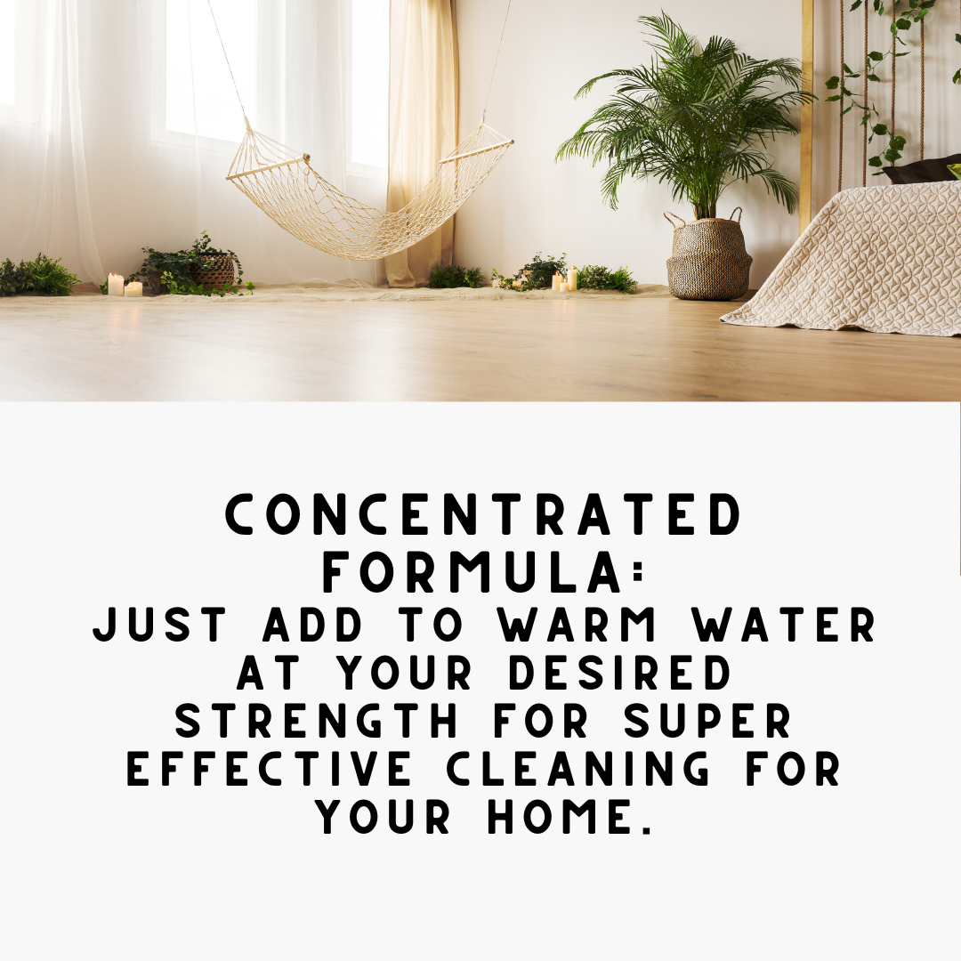 TDL 'DREAM HOME' Scented Grapefruit & Lemon Natural Mop Soap Solution - Safe & Effective Floor Cleaner Concentrate /32oz
