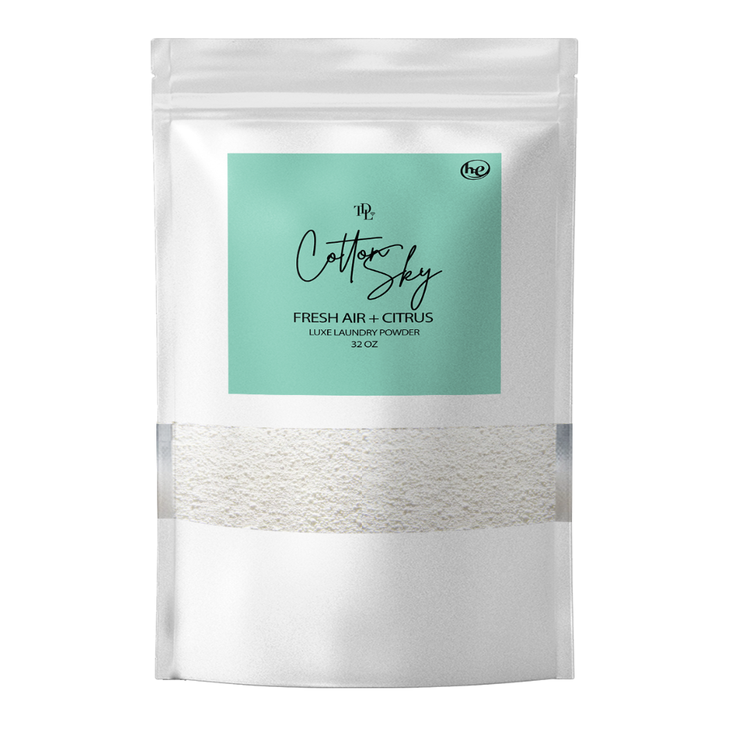 DLH Luxury Laundry Detergent Powder & Booster – Fresh Air, Kiwi & Apple Clean Linen Experience